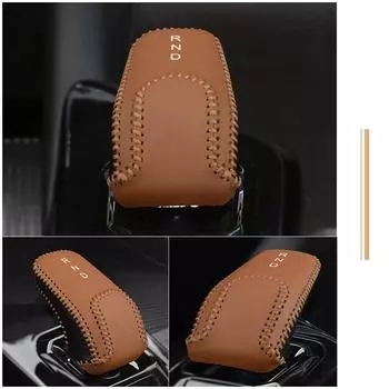 Кожаный чехол на рычаг переключения передач для Geely Coolray Sx11 2024 2024 2024 Защитная накладка на ручку переключения передач, украшение Auto Modify K M7B1