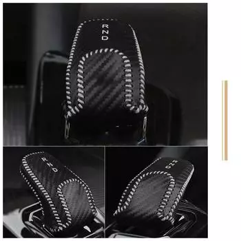 Кожаный чехол на рычаг переключения передач для Geely Coolray Sx11 2024 2024 2024 Защитная накладка на ручку переключения передач, украшение Auto Modify K M7B1