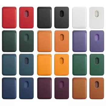 Кожаный чехол-подставка для кошелька с магнитной картой для сумки для карт Iphone 12