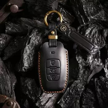 Кожаный чехол ручной работы в стиле ретро для ключей Haval H6S, H9, M6, First Love, Big Dog, Great Wall Cannon 4 keys