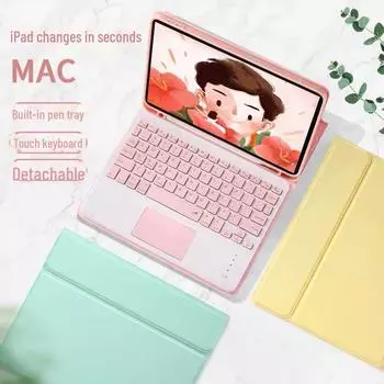 Кожаный чехол с Bluetooth-клавиатурой для iPad Pro 11 Air 5 10.9 Mini 6 10.2 iPad Pro 11 (2022/2021/2020/2018)
