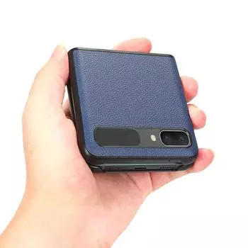 Кожаный чехол с защитой от падений и защитой от отпечатков пальцев для Samsung Galaxy Z Flip 4 5g Flip4 Flip3 Flip 3 Zflip4, держатель для карт, матовые чехлы for Samsung Z Flip 4 чёрный