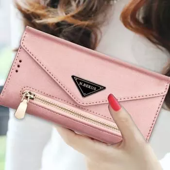 Кожаный чехол-шнурок для мобильного телефона Huawei P40 Pro и Redmi Note 10 с отделением для карт и многофункциональным дизайном. Redmi note10Pro синий