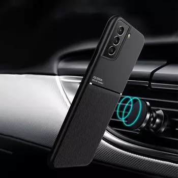 Чехол из искусственной кожи Skin Touch для Samsung Galaxy S25 S24 FE S23 S22 Plus S21 Ultra A56 A36 A26 A16 A55 A54 A34 A15 A14 A71 A51, роскошный чехол для задней панели Samsung Galaxy S22 чёрный