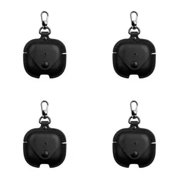 Кожаный чехол защитный чехол винтажный чехол для Apple Airpods 4(черный)