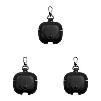 Кожаный чехол защитный чехол винтажный чехол для Apple Airpods 4(черный)