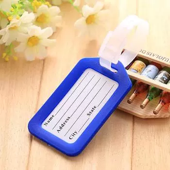 Кожаный держатель для чемодана, идентификационная карта, этикетка с именем, дорожные аксессуары, багажные бирки, чемодан, карта, адрес, пластиковые аксессуары розовый