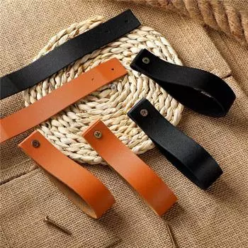 Кожаный держатель для карниза из искусственной кожи, ремешок с петлей, настенные крючки для подвешивания полотенец, гобелен, весло для каноэ, вешалка в стиле фермерского дома в стиле бохо