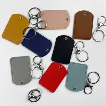 Кожаный держатель для карточек, многоцветный многостильный дверной датчик, держатель для карточек контроля доступа из искусственной кожи One Size коричневый