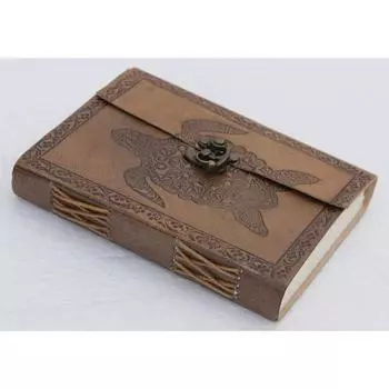 Кожаный дневник, дневник для путешествий или винтажная книга для эскизов, хлопковая бумага для мужчин и женщин (7X5 дюймов) 5 x 7 in коричневый