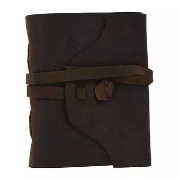 Кожаный дневник ручной работы с замком на ремне, коричневый, 5x7 дюймов (200 страниц-120 GSM) 5 x 7 in коричневый