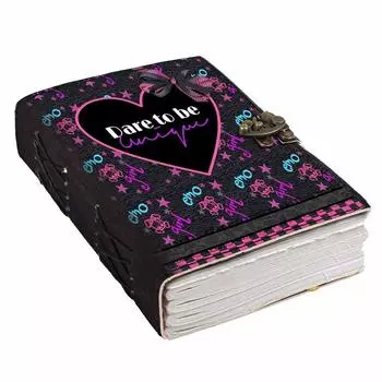 Кожаный дневник с пустыми страницами из кожи для личного и офисного использования. Пустой дневник-планировщик. (7 х 5 дюймов) 7 x 5 in