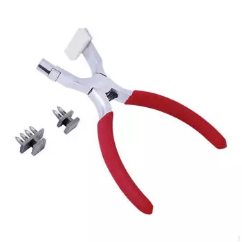 Кожаный дырокол Craft 4 мм нескользящий бесшумный плоскогубцы ручной дырокол для шитья Rhombus