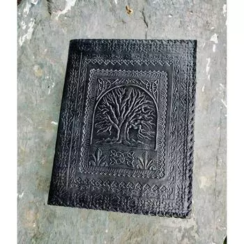 Кожаный ежедневник «Дерево жизни» ручной работы: для дневников, гримуаров и памятных подарков, идеально подходит для него на дни рождения или Рождество 13 x 10 in ( 300 Pages )