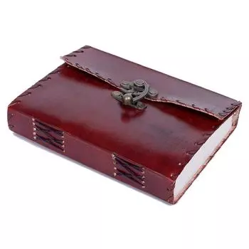 Кожаный ежедневник ручной работы для мужчин и женщин Журнал Бумага Тетрадь дневники Планировщик. Размер 7 х 5 дюймов. 5 x 7 in коричневый