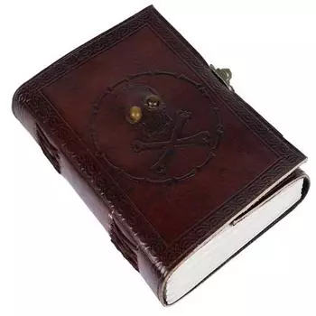 Кожаный ежедневник с тиснением и дизайном, подходит для скетчбука, альбома для вырезок, рисования, письма и подарков, нелинованный, 240 листов