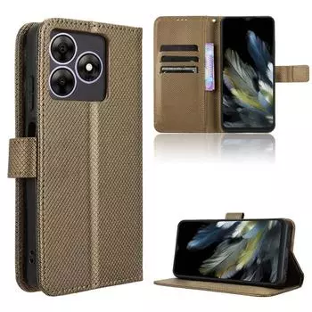Кожаный флип-чехол для Blackview Wave 8 / Wave 8C PU Case [Flip Vintage Leather] Ударопрочный прочный ретро-чехол для телефона Blackview Wave 8/Wave 8C чёрный