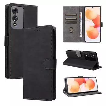 Кожаный флип-чехол для Cubot A10 PU с полной защитой корпуса с [блокировкой RFID] for Cubot A10 чёрный