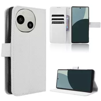 Кожаный флип-чехол для Sharp Aquos R9, Sharp Aquos R9 Pro PU кожаный ремешок флип-чехол с зажимом для карточек защитный чехол for Sharp Aquos R9 чёрный