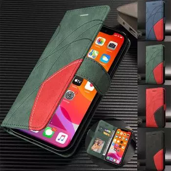 Кожаный флип-чехол Lines для Motorola Moto E13 E 13 Motoe13 E 13 E22i E22 I E32 S E32s, чехол с магнитным кошельком, слоты для карт, защитный чехол для телефона Moto E32S синий