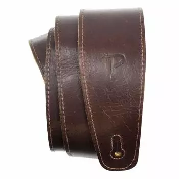 Кожаный гитарный ремень, регулируемый для гитары, сделано в Канаде Chocolate Perri s Ltd. - - - Акустическая/Басовая/Электрическая - (АФР25-6875) -