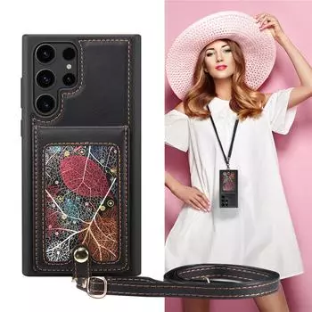 Кожаный кошелек держатель для карт защитный чехол для Samsung Galaxy S23 S22 Ultra Plus 5G чехол-кронштейн Coque Fundas For S22 Ultra