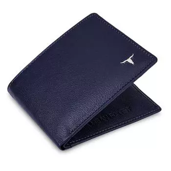 Кожаный кошелек George Blueberry для мужчин