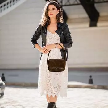 Кожаный кошелек ручной работы Кожаная сумка-тоут женская кожаная сумка Кожаный кошелек для женщин Сумка через плечо Дорожная сумка Рождественский подарок 10.5 x 6 x 2.5 in коричневый