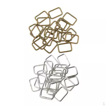 Кожаный кошелек с пряжкой из 40 квадратных колец, ремни для сумок и сумок