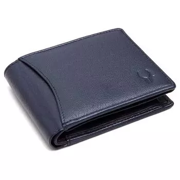 Кожаный кошелек с защитой RFID для мужчин