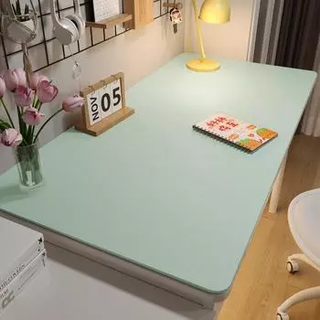 Кожаный коврик для стола, блокнот для письма, водонепроницаемый, экологически чистый, антибликовый и защитный для глаз 40x60cm синий