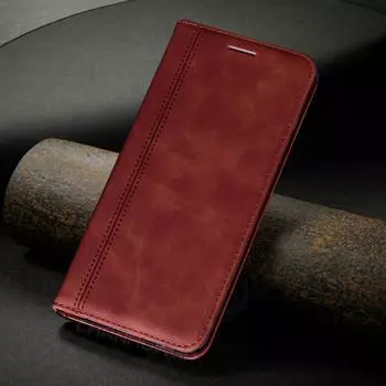 Кожаный магнитный чехол-книжка для Samsung Galaxy A21S A51 A71 A01 Core A11 A31 A41 A70 A50 A30 A40 A20 A10 S M21 M51 S20 FE Ultra Plus, откидная крышка-бумажник Samsung Galaxy A71 коричневый