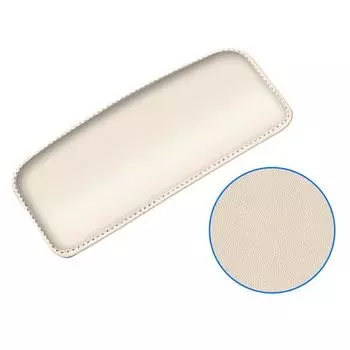 Кожаный наколенник для салона автомобиля, подушка из пены с эффектом памяти, накладка на ногу, поддержка бедра, автомобильные аксессуары 1PCS-Beige