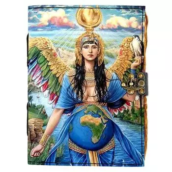 Кожаный печатный дневник Empaths, винтажный дневник со старыми страницами для офиса и личного использования (7 х 5 дюймов) 5 x 7 in