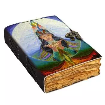 Кожаный печатный дневник Sanaciones, винтажный дневник со старыми страницами для офиса и личного использования (7 х 5 дюймов) 7 x 5 in