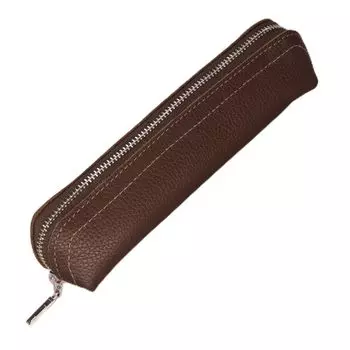 Кожаный пенал Studio Innoshima Pencil Case Roll Pen Case из натуральной кожи 3 предмета шоколадного цвета шоколадный