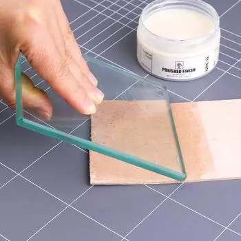 Кожаный полировальный круг Craft Tools Прозрачный закаленный стеклянный полировальный круг для полировки