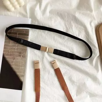 Кожаный пояс для женщин, классическая рубашка, пояс, украшения, аксессуары, уплотнение на талии чёрный