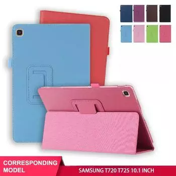 Кожаный противоударный чехол для планшета SAMSUNG Galaxy Tab S5e 10,1 дюйма SM T720 T725 красный
