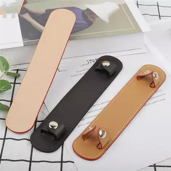 Кожаный ремень для сумки, декомпрессионные наплечники, зажим для фиксации ручки сумки, широкий ремень для сумки, подставка для плеча для женщин розовый