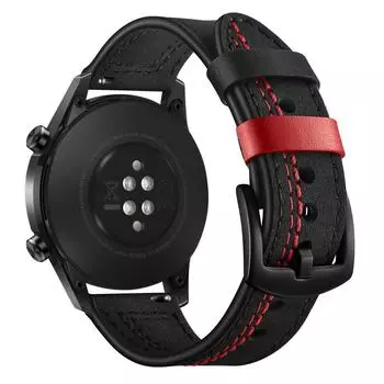 Кожаный ремешок 22 мм для часов Huawei GT-2-2e-pro GT2 GT2e, браслет 46 мм, браслет Samsung Gear S3 Frontier/Galaxy Watch 3, ремешок 45 мм/46 мм