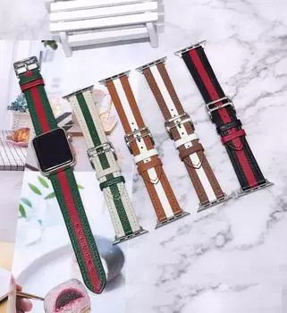Кожаный ремешок для Apple Watch UItra 8 7 49 мм 45 мм 41 мм 6 5 4 SE 44 мм 40 мм ремешок-браслет для iwatch 42 мм 38 мм