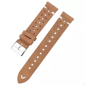 Кожаный ремешок для часов, браслет, наручные часы премиум-класса Brown 19mm
