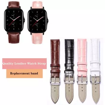 Кожаный ремешок для часов Polar Vantage M M2 V2 Grit X Pro Ignite 3, сменный ремешок Band width 20mm белый