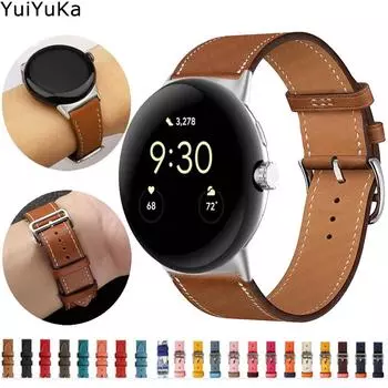 Кожаный ремешок для Google Pixel Watch 2/сменный ремешок для часов Pixel Watch, ремешок для умных часов, браслет на запястье, аксессуары для часов Pixel Watch For Google Pixel Watch 1/2
