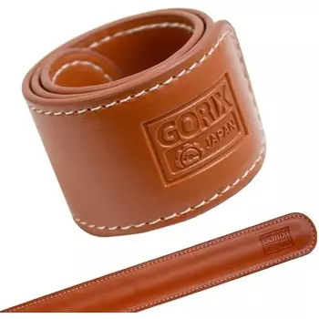 Кожаный ремешок на ногу Golix Bicycle Hem Band (GX-SUSOROLL) Зажим для брюк Стильные велосипедные брюки с застежкой на кромке коричневого цвета Предотвращение зацепов Шоссейный велосипед Кроссовый велосипед Коммутатор