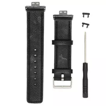 Кожаный ремешок, совместимый с HUAWEI Watch FIT, сменный ремешок для часов, браслет, наручные браслеты, черный чёрный