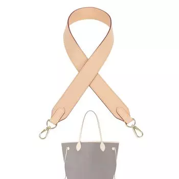Кожаный сменный плечевой ремень для DIY Neverfull Damier Плечевой ремень Neverfull Neverfull Primary [DGAZ] Растительного дубления Одноплечевой