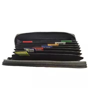 Кожаный вьетнамский кошелек Dong с наклейкой Dong