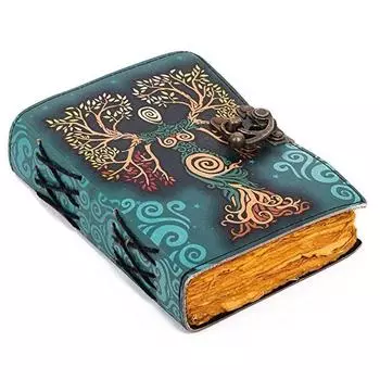 Кожаный винтажный блокнот 7 x 5 дюймов 7 x 5 in